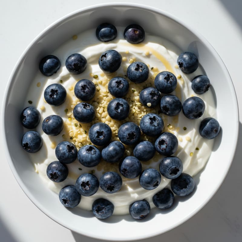 Greek Yogurt Protein Parfait with Berries
