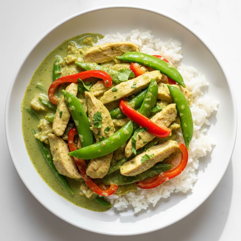 Creamy Thai Green Curry Chicken