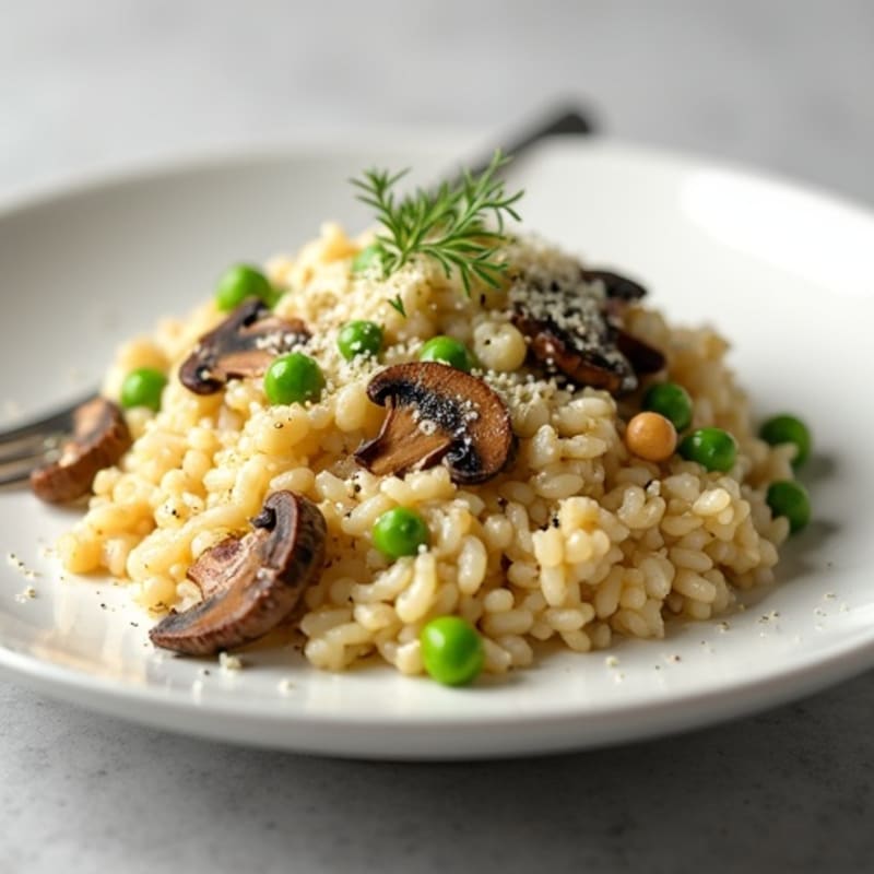 Creamy Mushroom Cauliflower Risotto