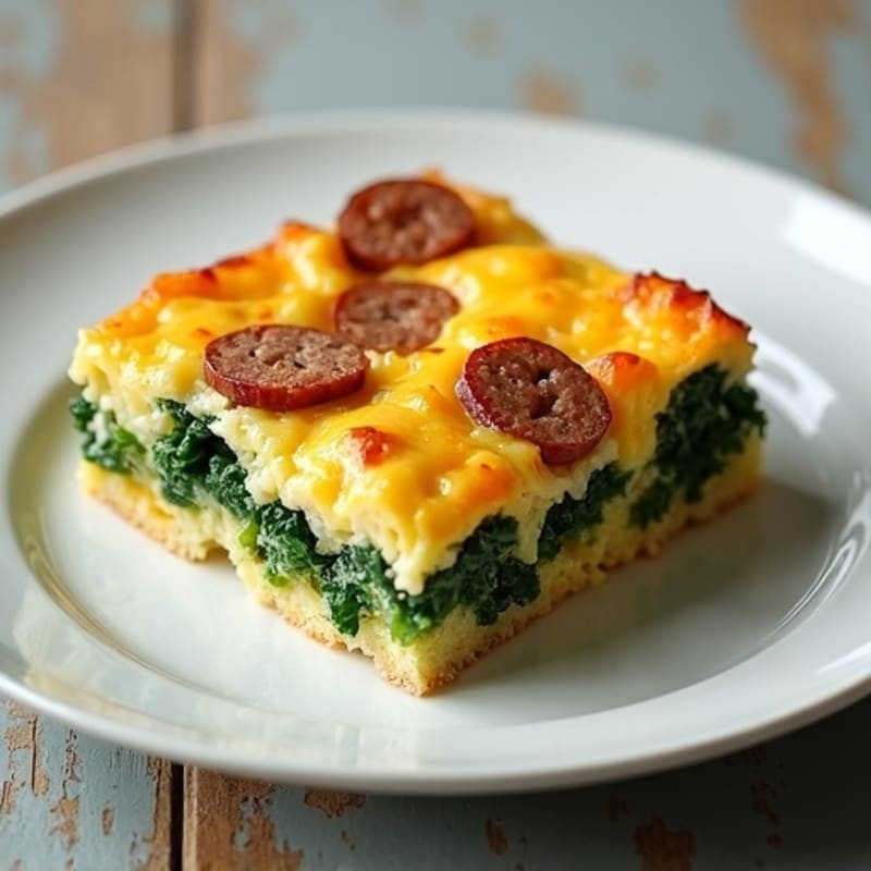 Savory Sausage and Kale Breakfast Casserole