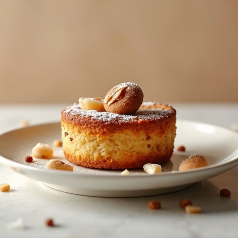 Protein-Packed Almond-Coffee Mini Cakes
