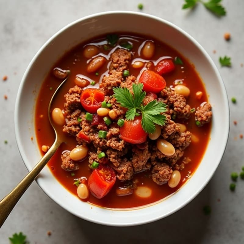 Hearty Slow Cooker Beef Chili