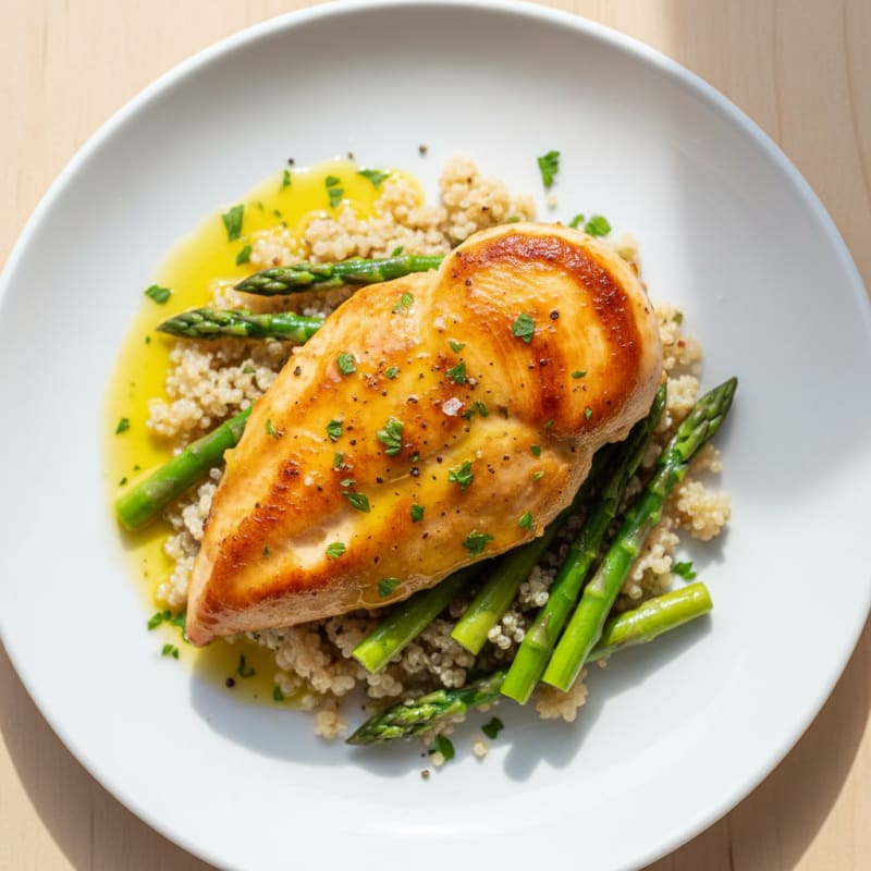 Pan-Seared Chicken with Lemon-Herb Sauce