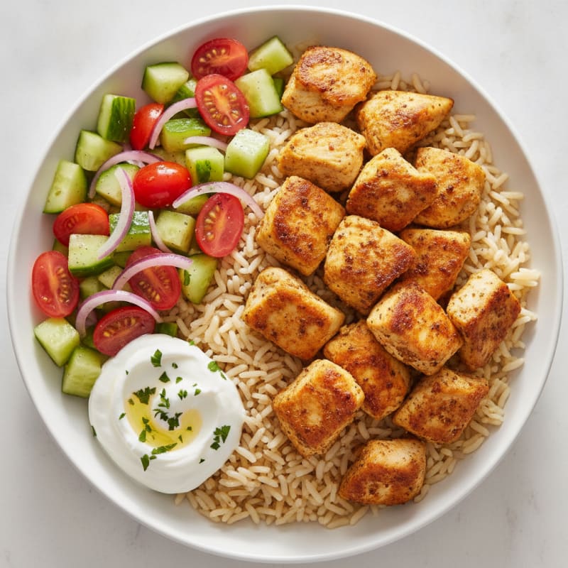Chicken Shawarma Rice Bowl