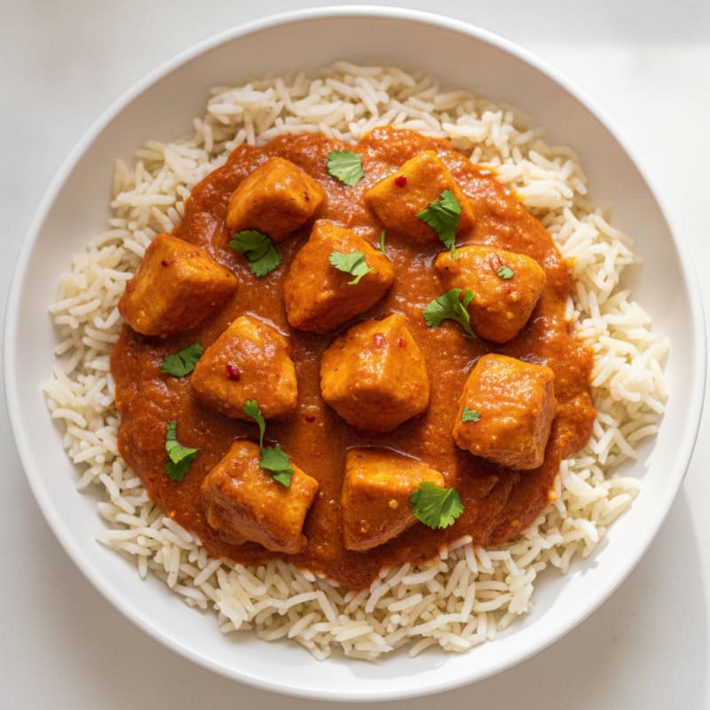 Spiced Butter Chicken with Basmati Rice