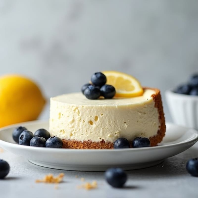 Creamy Greek Yogurt Protein Cheesecake