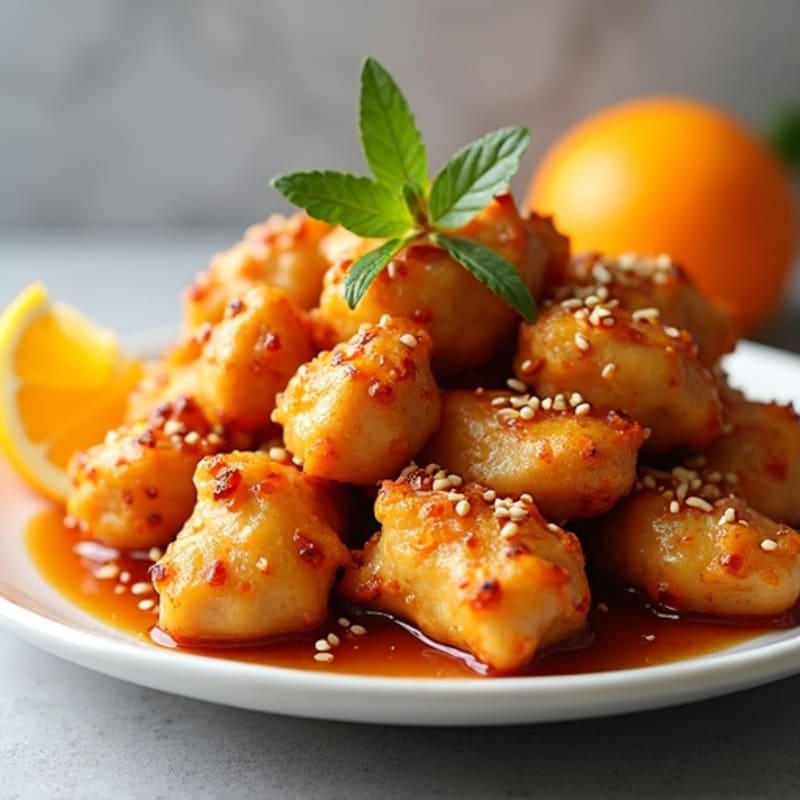 Crispy Air Fryer Orange Chicken