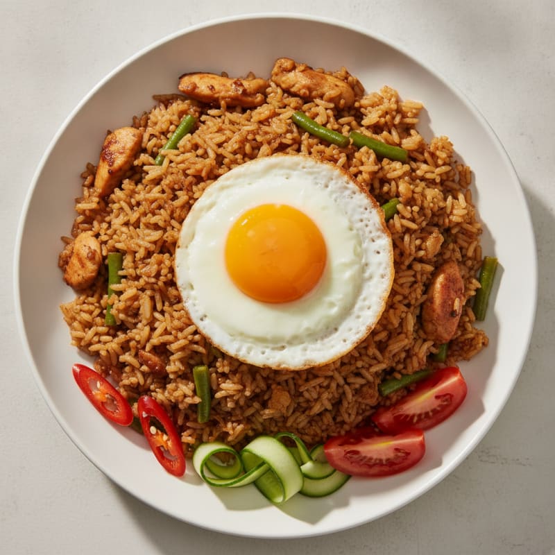 Nasi Goreng (Indonesian Chicken Fried Rice)