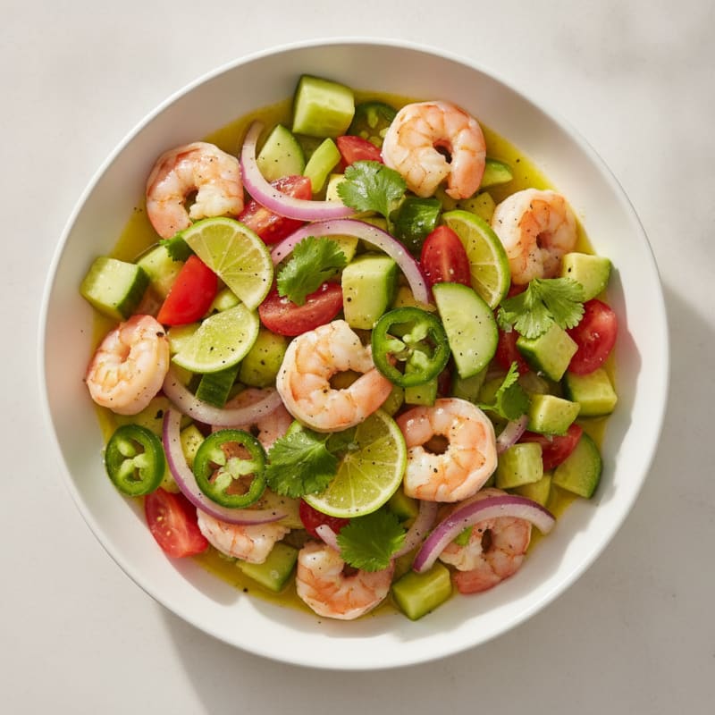 Citrus Shrimp and Avocado Ceviche