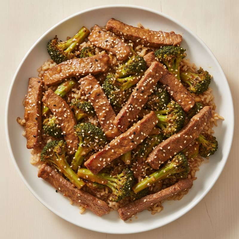 Sesame Beef and Broccoli Stir-Fry