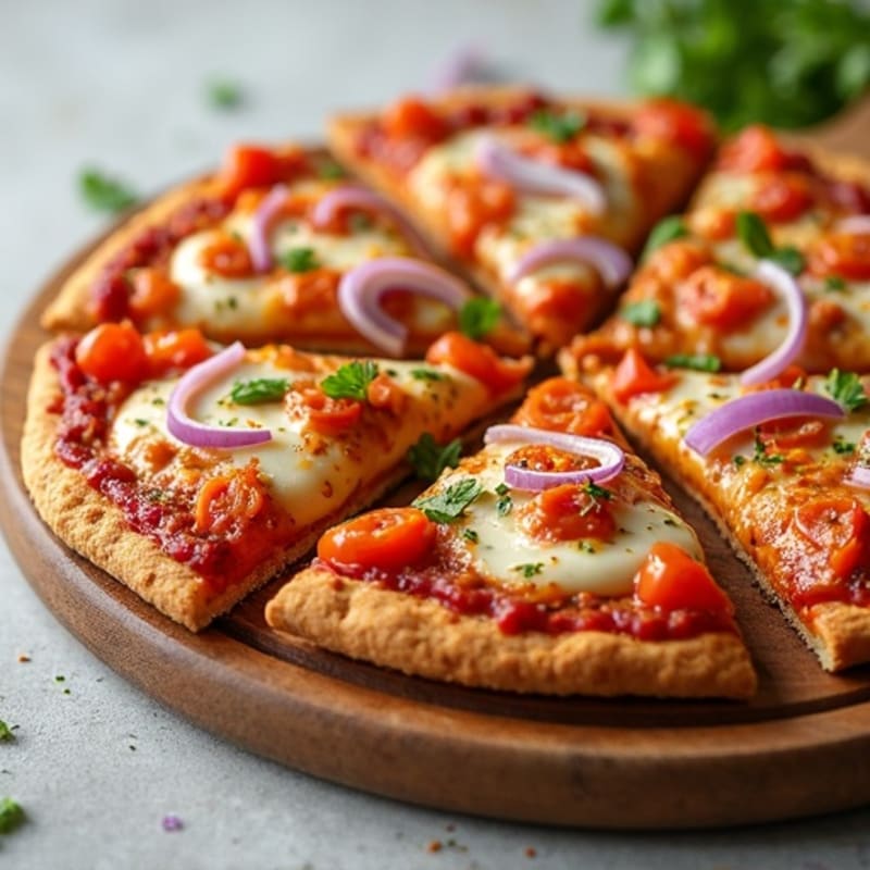 Crispy High-Protein BBQ Chicken Pizza