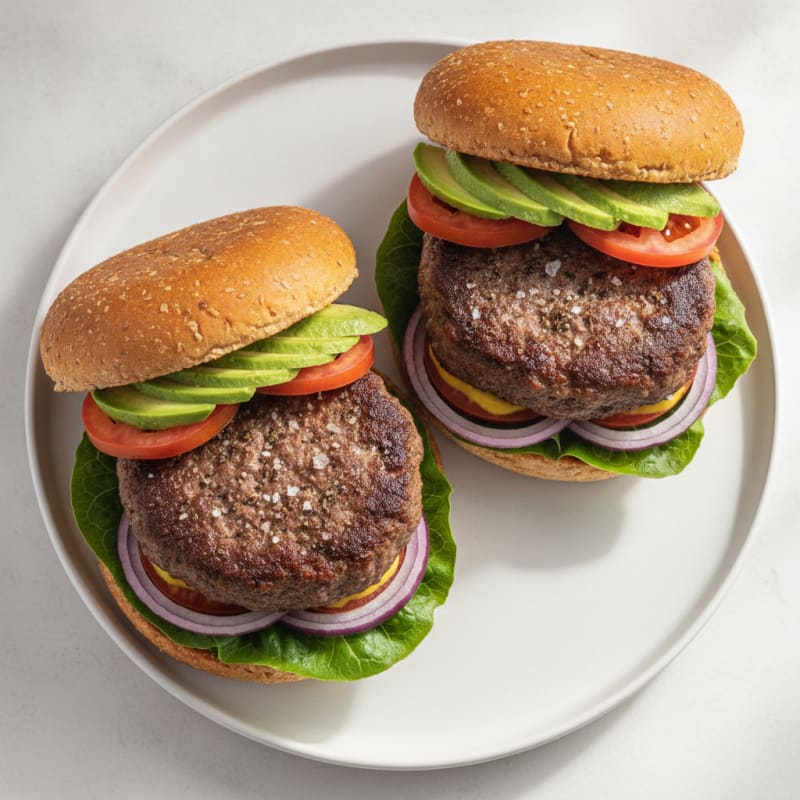Classic Beef Mince Burgers