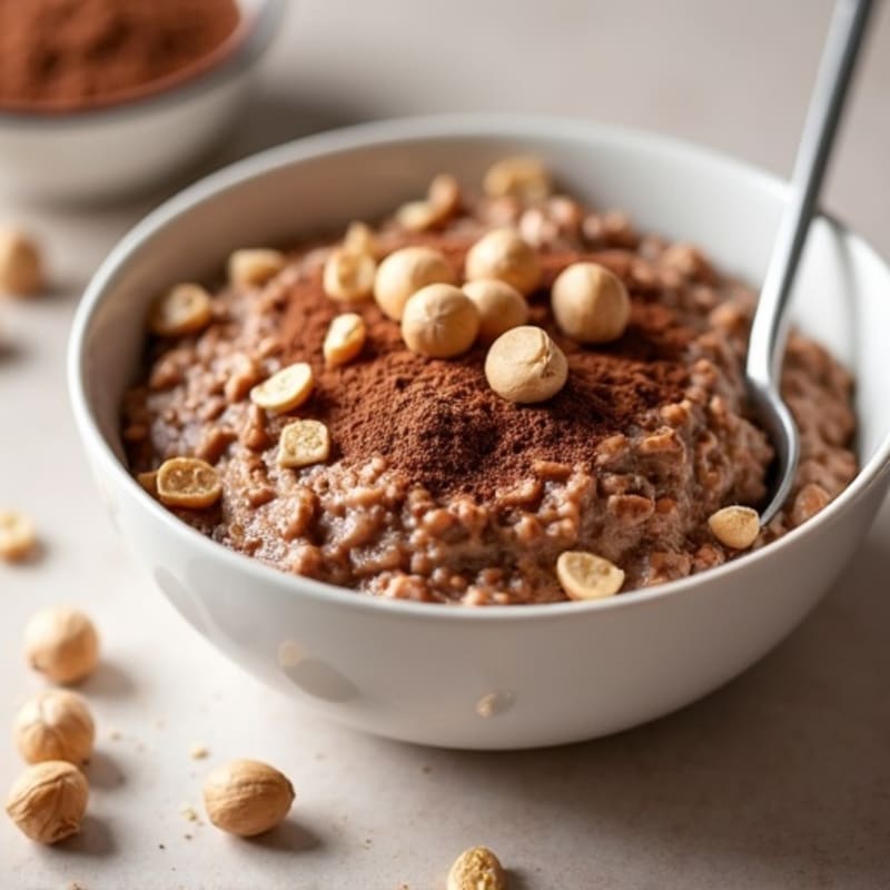 Creamy Chocolate Hazelnut Protein Oats