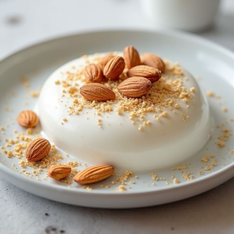 Greek Yogurt with Protein Powder and Almonds