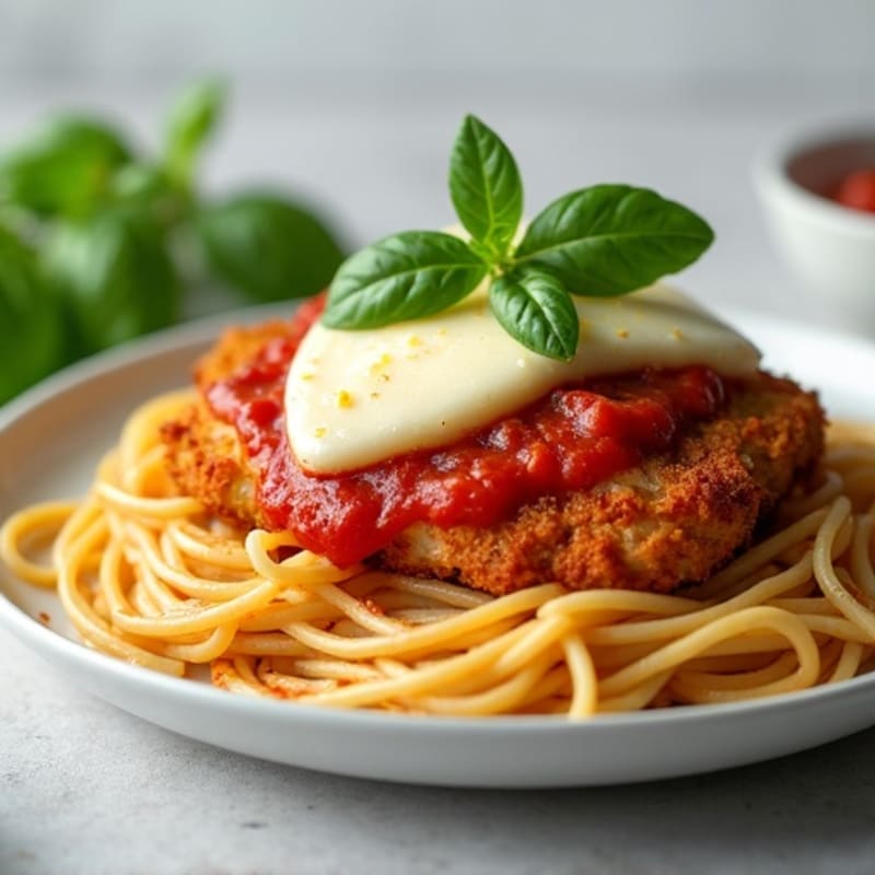 Healthy Crispy Chicken Parmesan