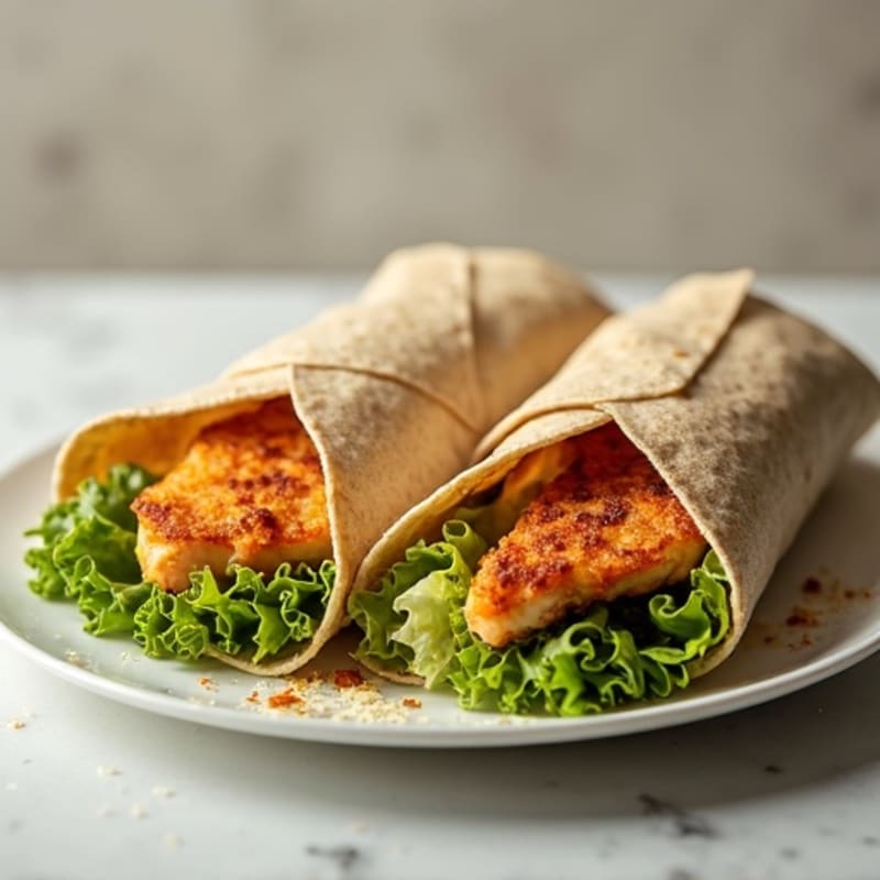 Crispy Chicken Caesar Wrap