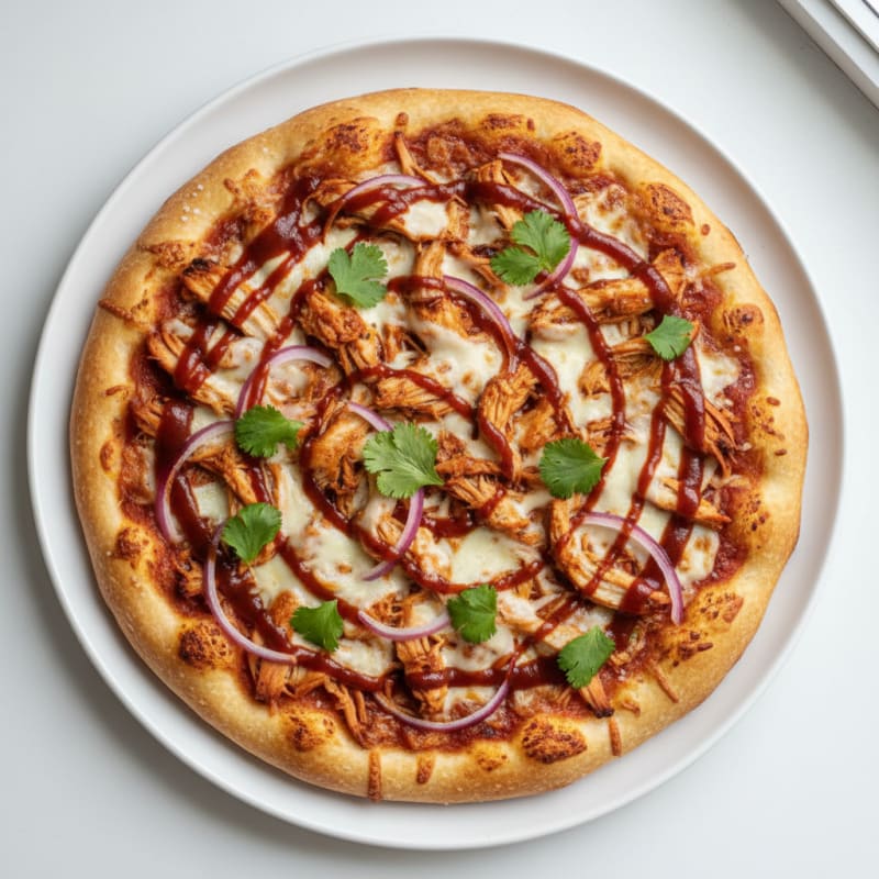 High-Protein BBQ Chicken Pizza