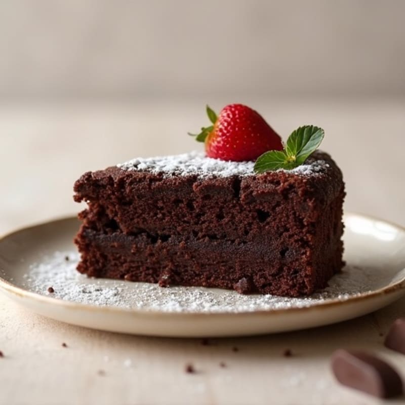 Flourless Dark Chocolate Almond Cake