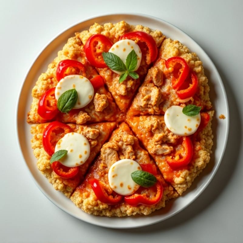Crispy Buffalo Chicken Pizza