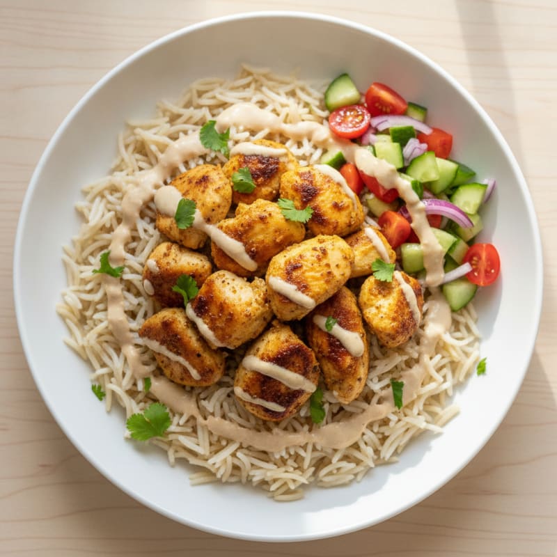 Chicken Shawarma Rice Bowl