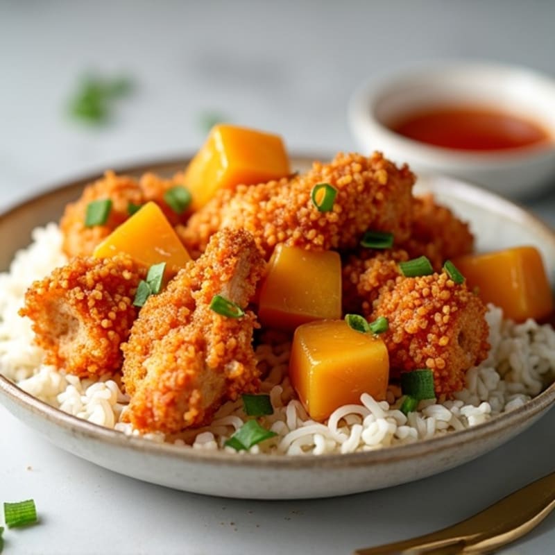Crispy Baked Sweet and Sour Chicken