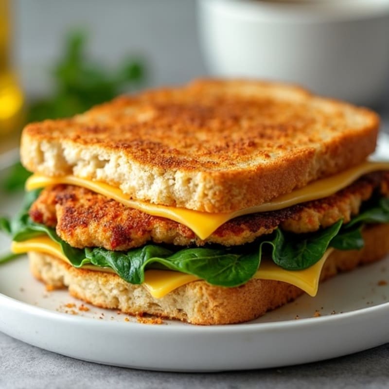 Crispy Whole Grain Chicken & Spinach Melt