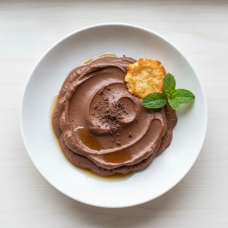 Silky Cottage Cheese Chocolate Pudding