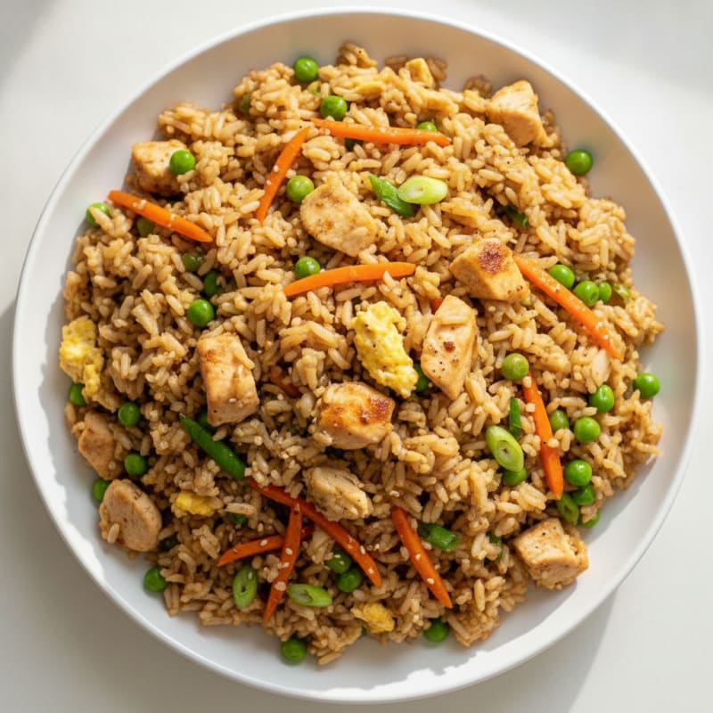 Savory Chicken and Vegetable Fried Rice