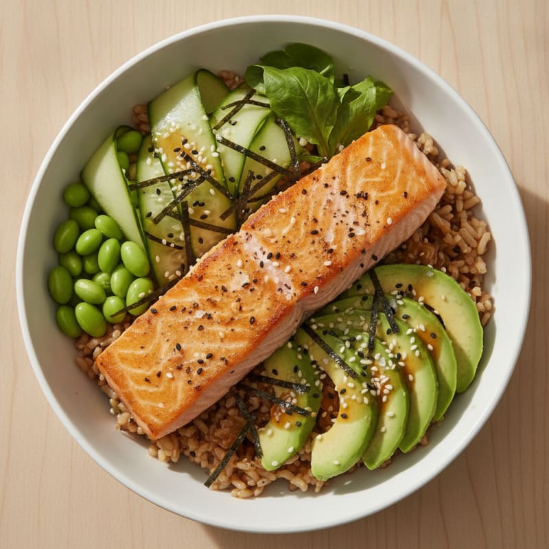Salmon Sushi Rice Bowl