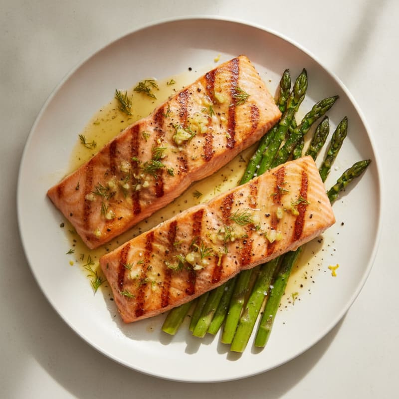 Lemon Herb Grilled Salmon