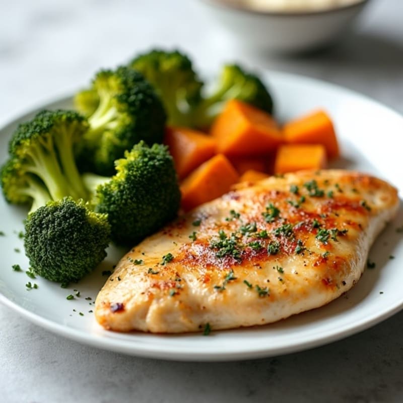 Sheet Pan Roasted Chicken and Crispy Broccoli