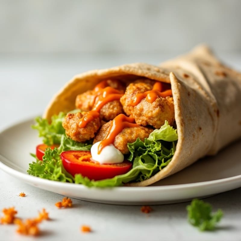 Crispy Buffalo Ranch Chicken Wrap