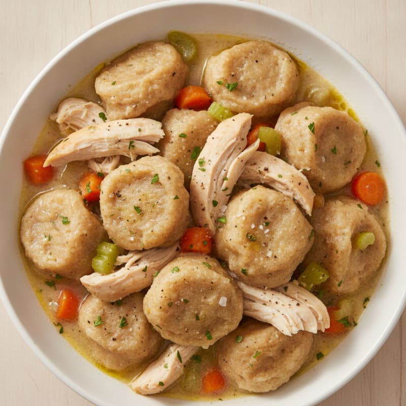 Homestyle Chicken and Herb Dumplings