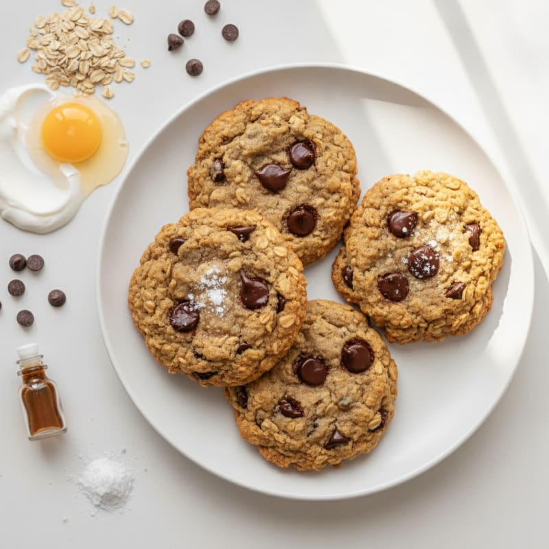 High-Protein Chocolate Chip Breakfast Cookies