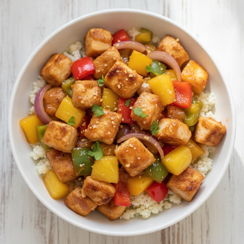 Sweet and Sour Chicken with Pineapple