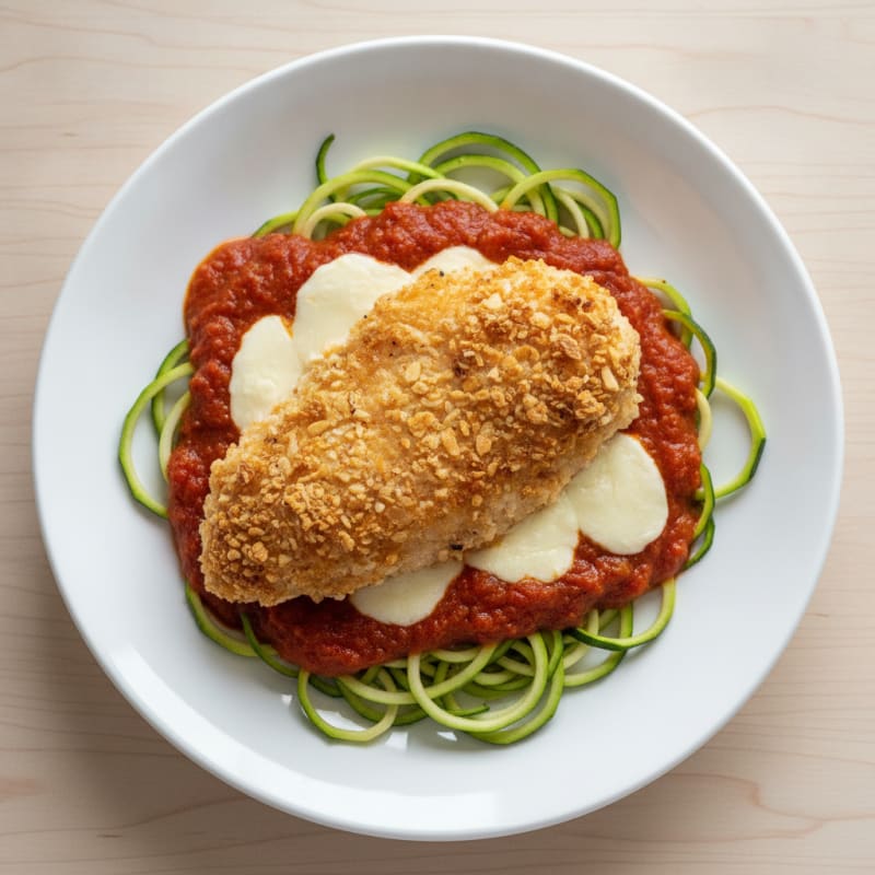 Crispy Chicken Parmesan with Marinara Sauce