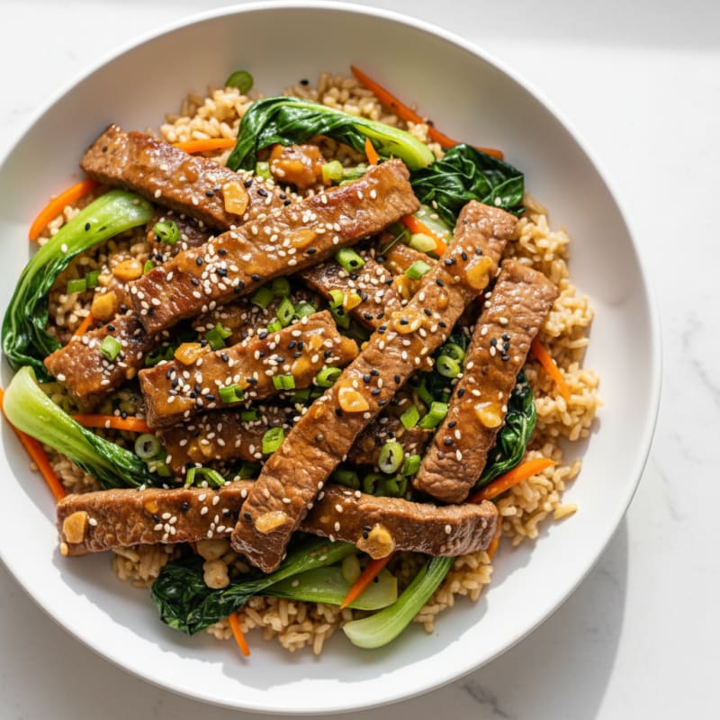 Tender Sesame-Ginger Beef Bulgogi