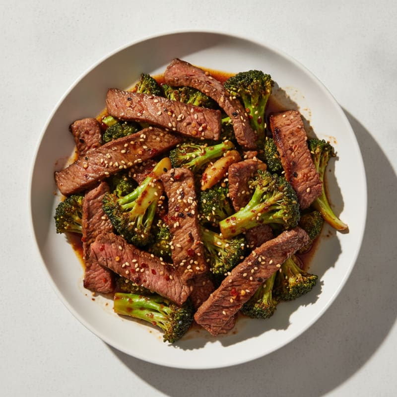 Sesame Beef and Broccoli Stir-Fry