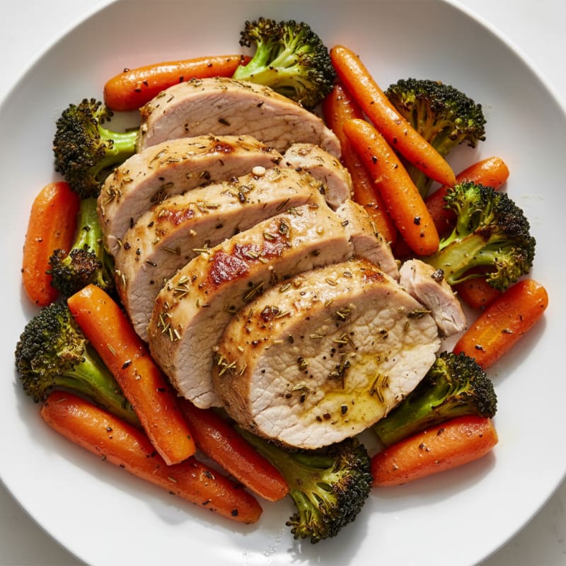 Tender Roasted Pork Tenderloin with Herbs