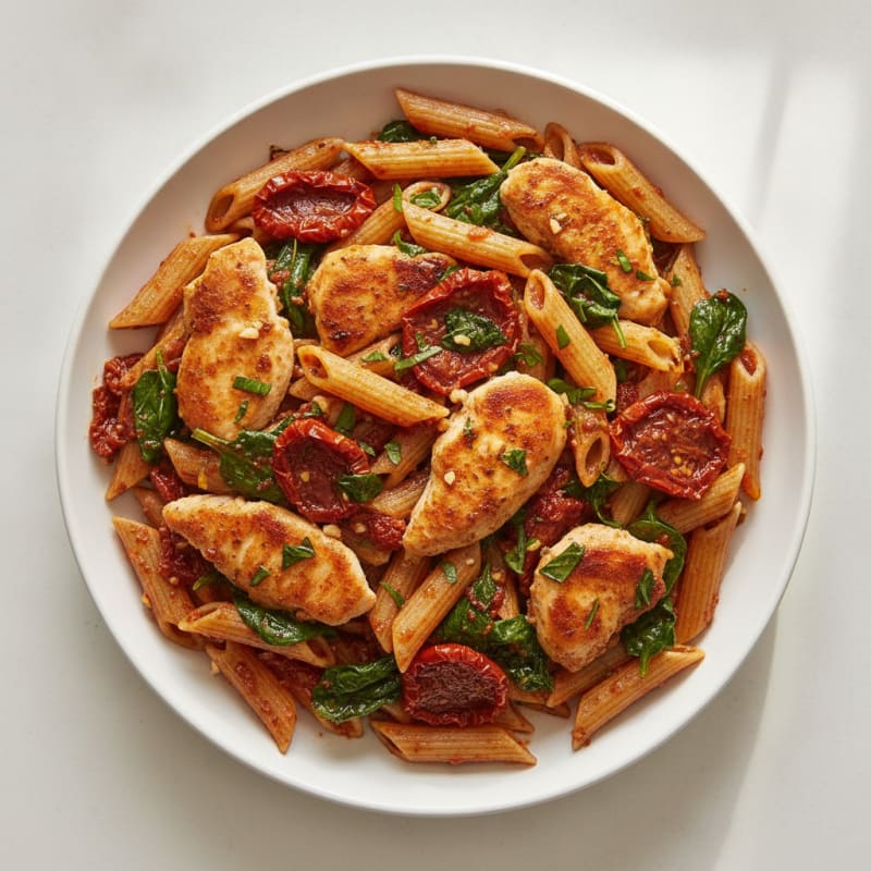 Sun-Dried Tomato Pesto Chicken Pasta
