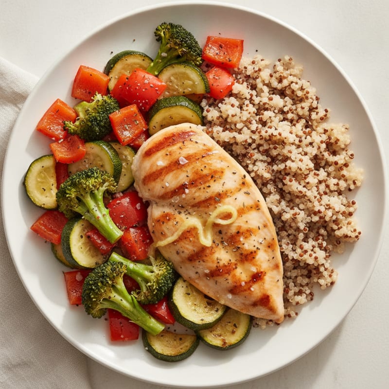 Chicken and Roasted Vegetable Medley