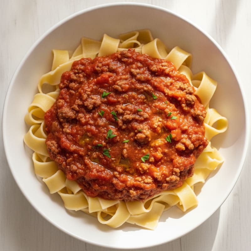 Slow-Cooked Beef Ragu with Pappardelle