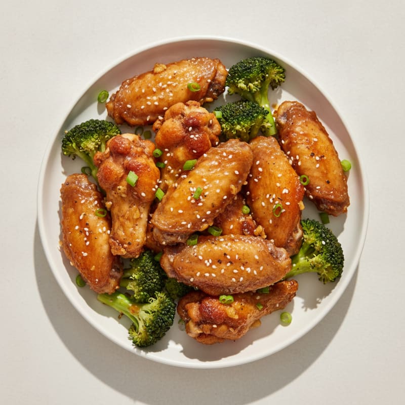 Honey-Garlic Glazed Chicken Wings