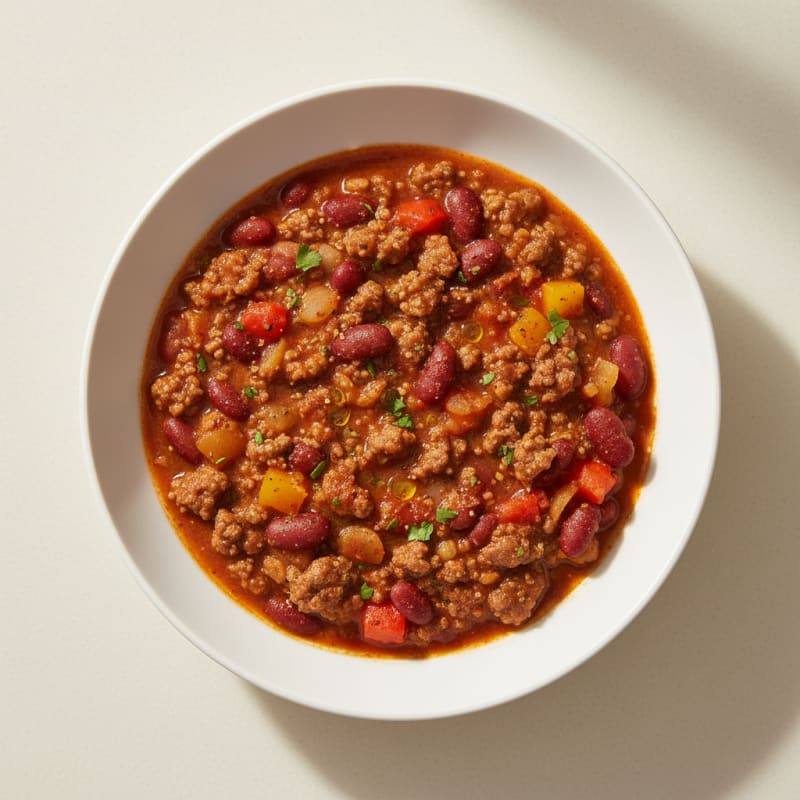 Tender Smoky Beef and Bean Chili
