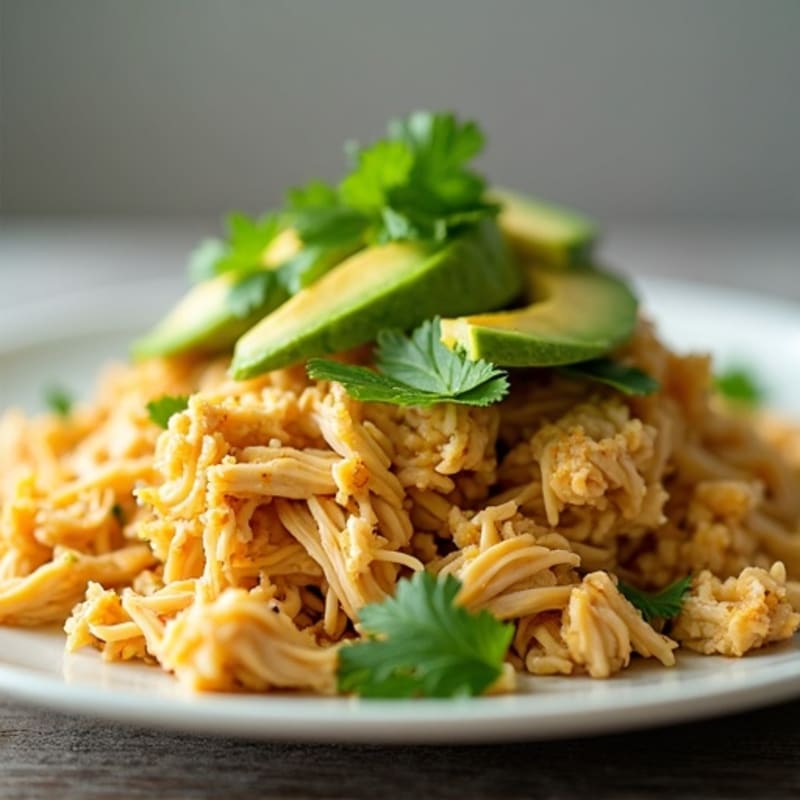Citrus-Garlic Pulled Chicken with Fresh Herbs