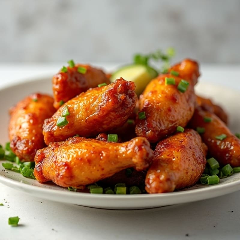 Crispy Honey Glazed Chicken Wings