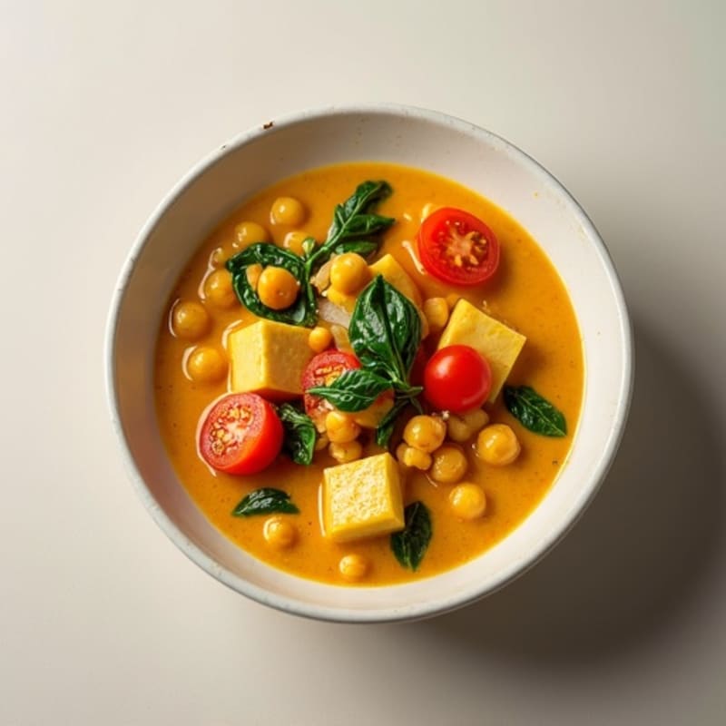 Creamy Coconut Chickpea Curry Stew