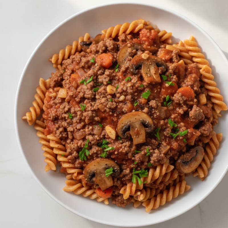 Beef Mince and Mushroom Ragu