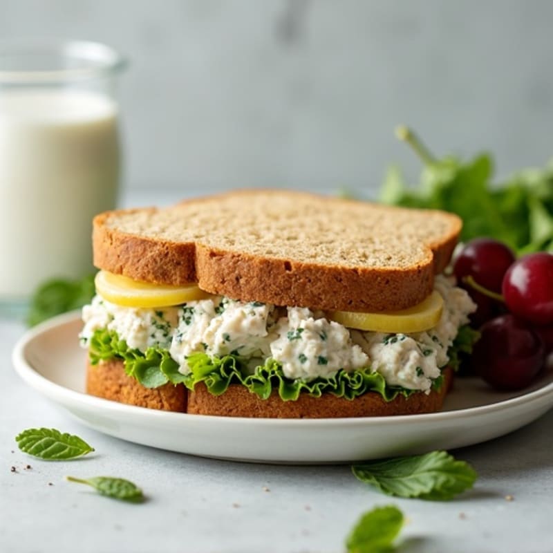 Creamy Herb Chicken Salad Sandwich