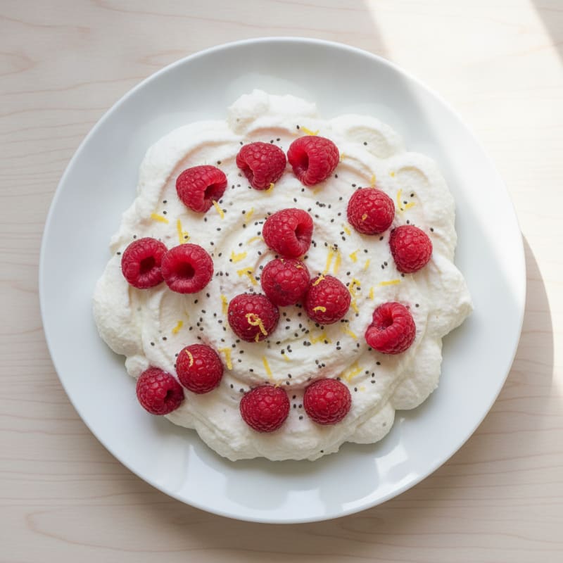 Silky Greek Yogurt Protein Mousse with Berries